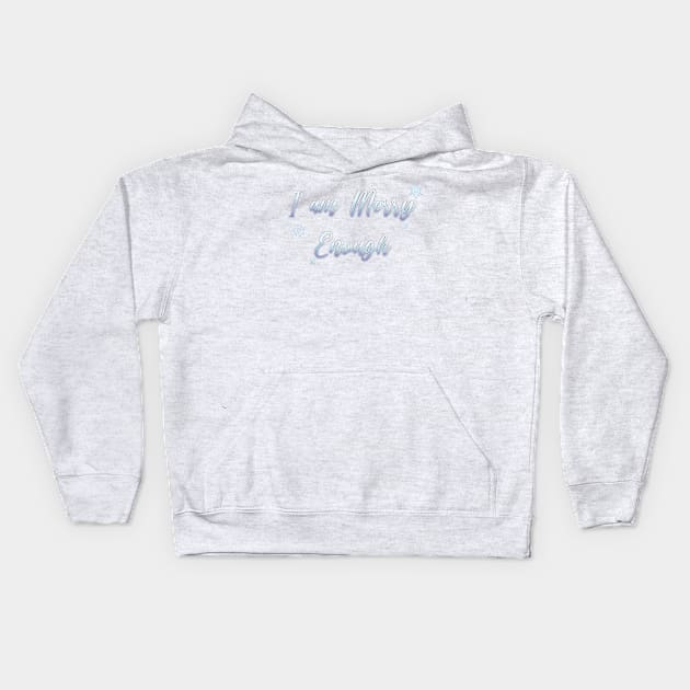 I am MERRY Enough Silver Kids Hoodie by Hallmarkies Podcast Store